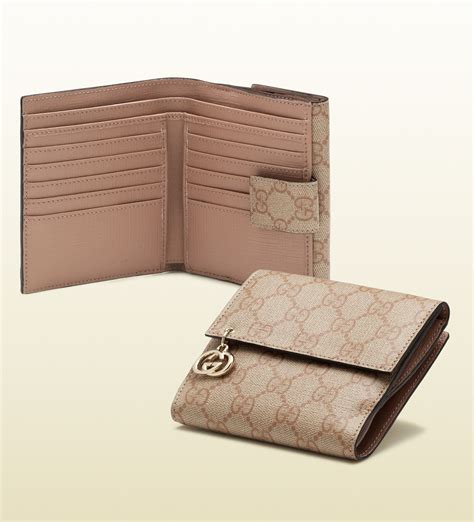 padlock french flap wallet gucci|Gucci Flap Wallet .